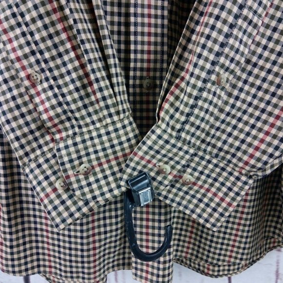 Jos A Bank Traveler's Collection Multicolor Check Men's Long Sleeve Shirt Size L - Picture 6 of 13